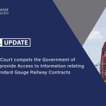 The High Court compels the Government of Kenya to provide Access to Information relating to the Standard Gauge Railway Contracts