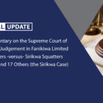 Commentary on the Supreme Court of Kenya’s Judgement in Fanikiwa Limited & 3 Others -versus- Sirikwa Squatters Group and 17 Others (the Sirikwa Case)