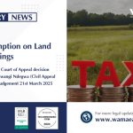 VAT Exemption on Land and Buildings